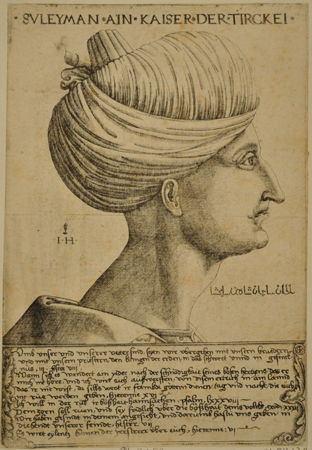 Hopfer Hieronymus - Ritratto del sultano Solimano